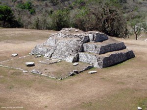 Pyramid near ball court