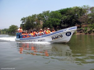Boat in Cañón del Sumidero