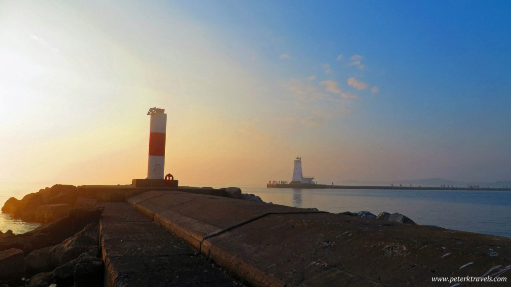 Ludington Light and Breakwater