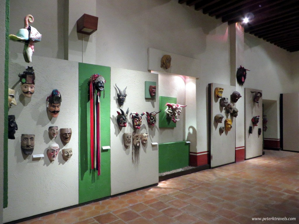 Masks in the Rafael Coronel Museum