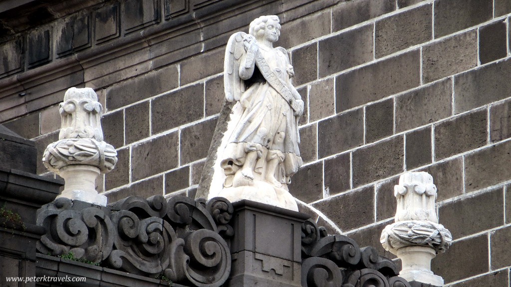 Exterior detail, Puebla Cathedral