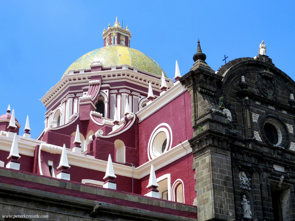 Exterior detail, Puebla Cathedral