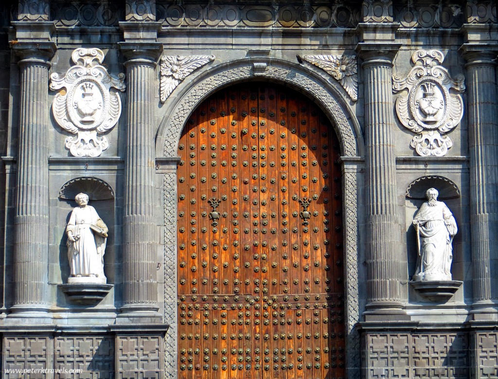 Puebla Cathedral Door