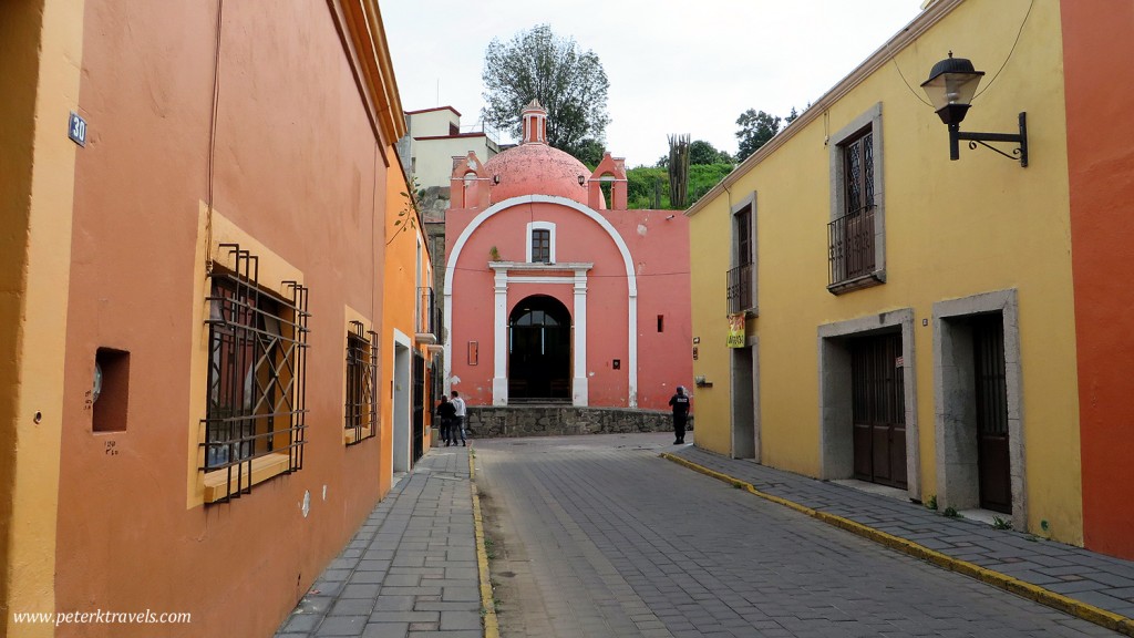 Street leading to Capilla San Nicolas