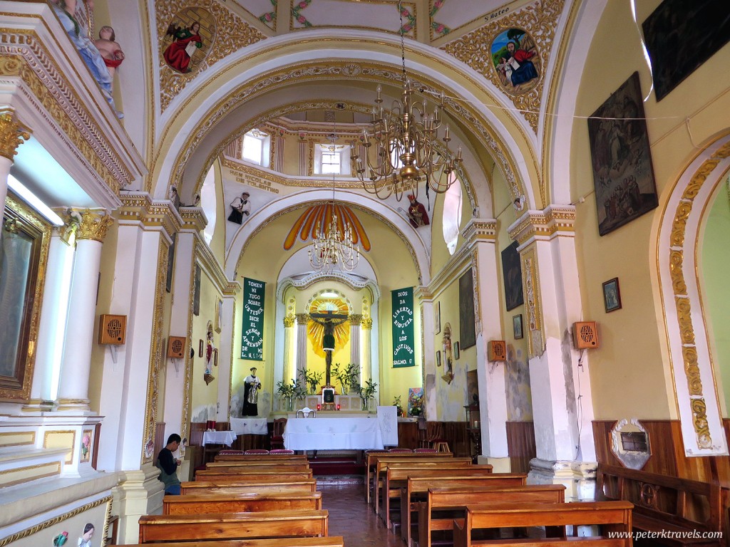 Interior of Capilla San Nicolas