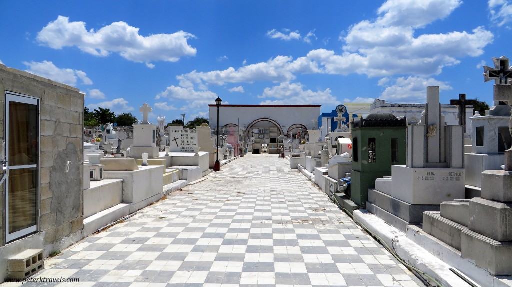 Cemetery in Campeche.