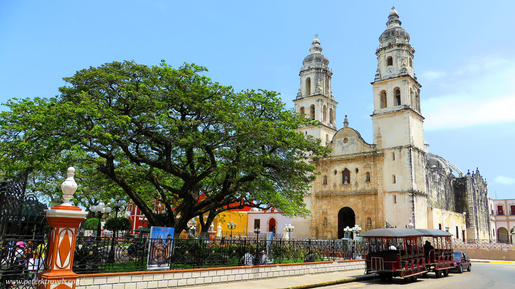 Main square in Campeche 