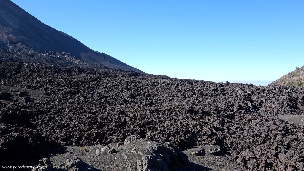 Lava field on Pacaya.