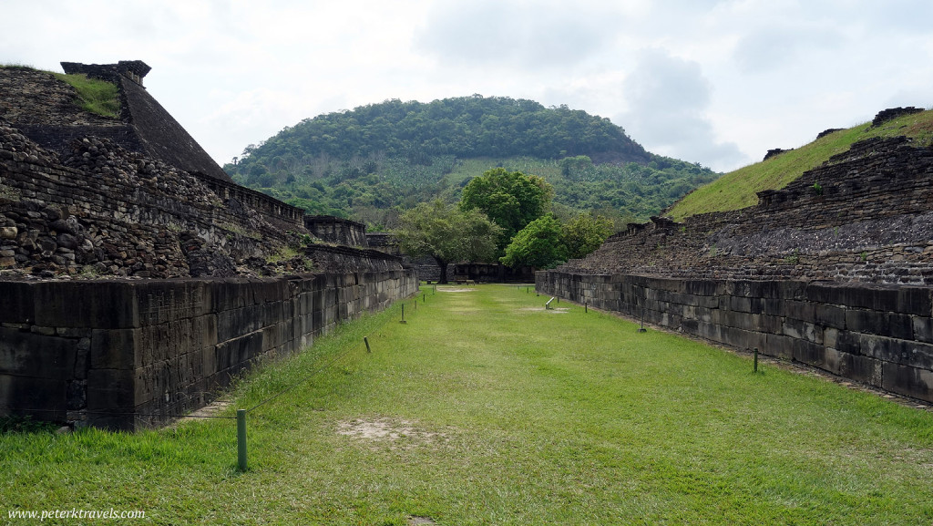 Ball court at El Tajín