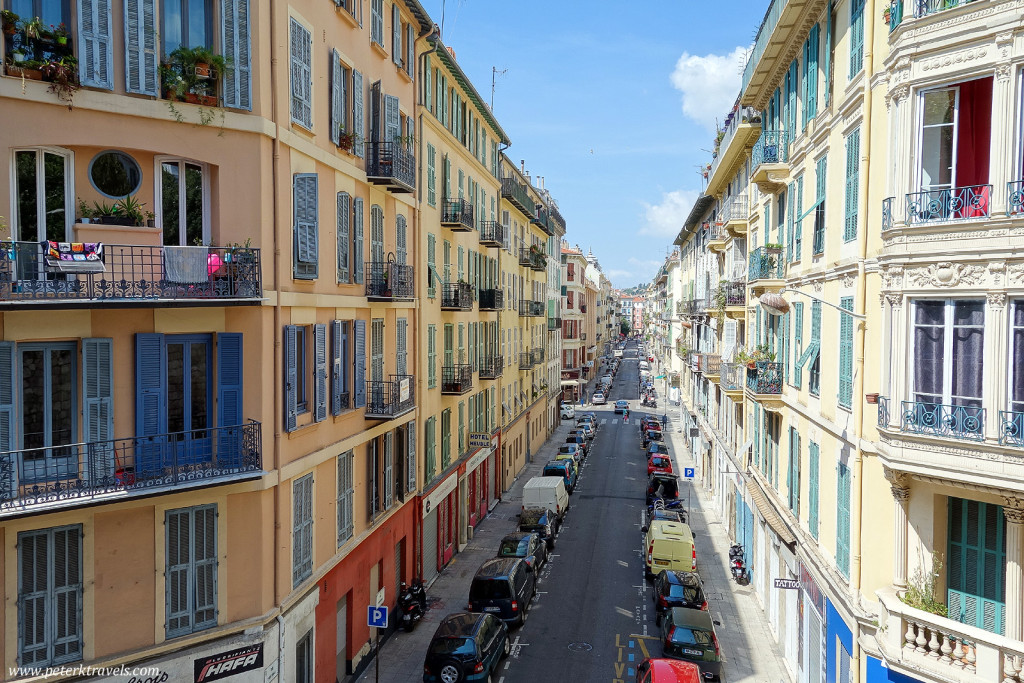 A street view of Nice