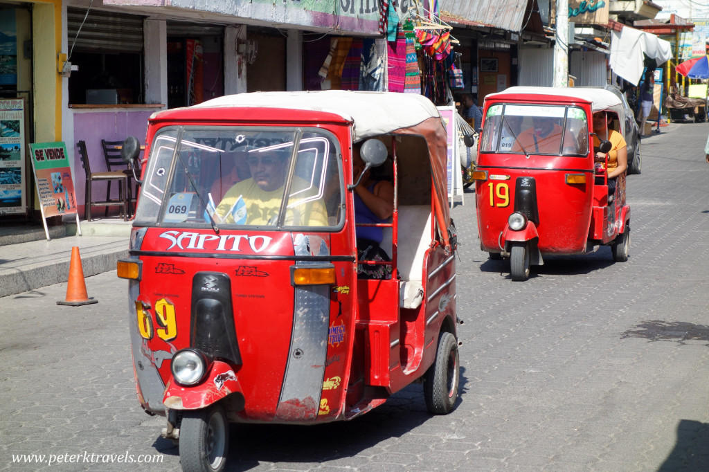 Tuk-tuks, Panajachel, Guatemala