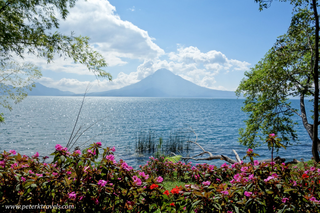 Lake Atitlan and Volcan Toliman, Guatemala