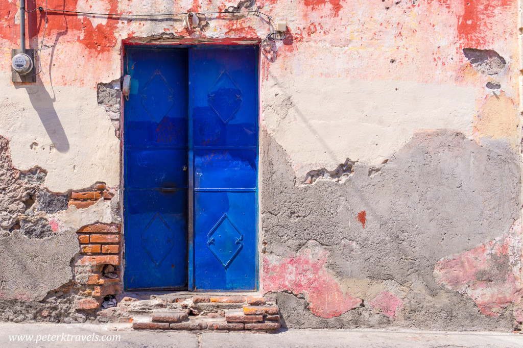 Blue door, Atlixco.