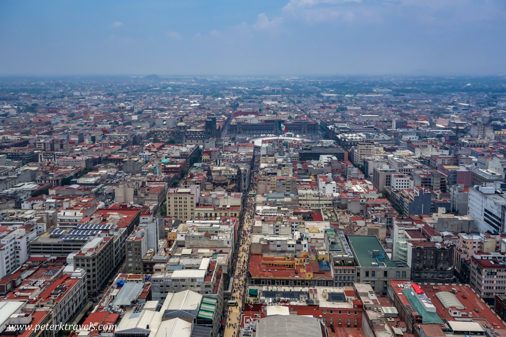 View from Torre Latinoamerica, Mexico City