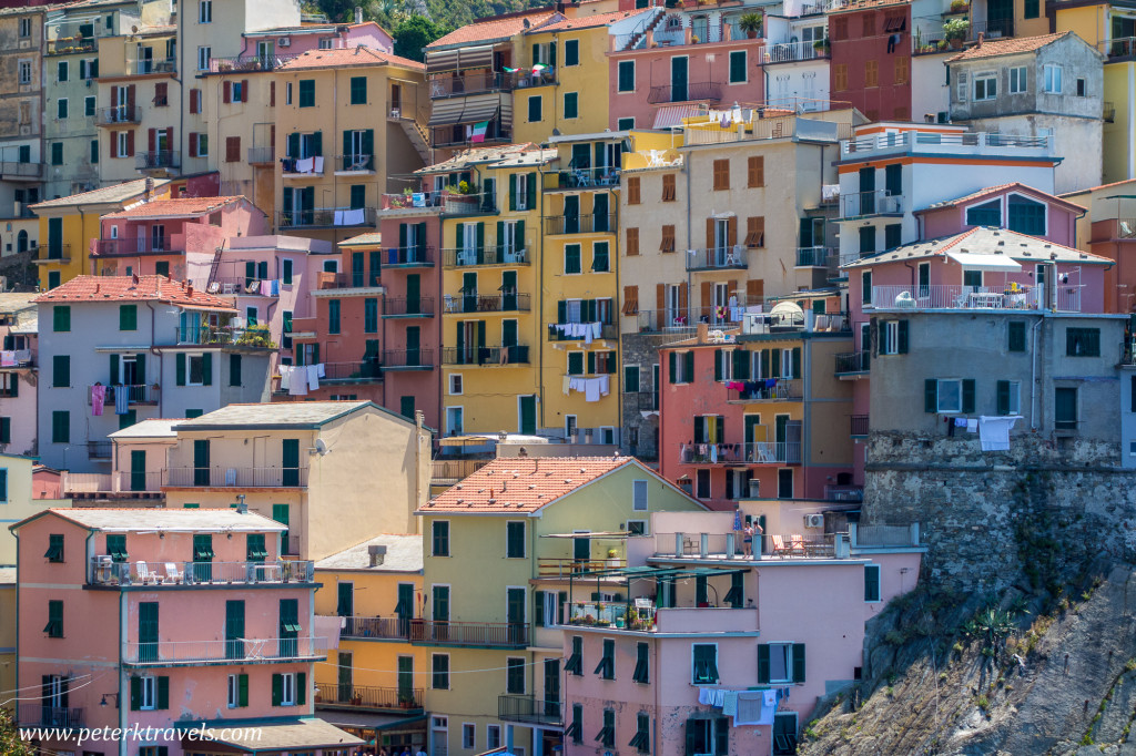 Buildings in Manarola