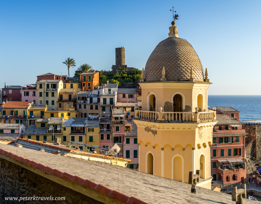 Church Tower, Vernazza, Italy.