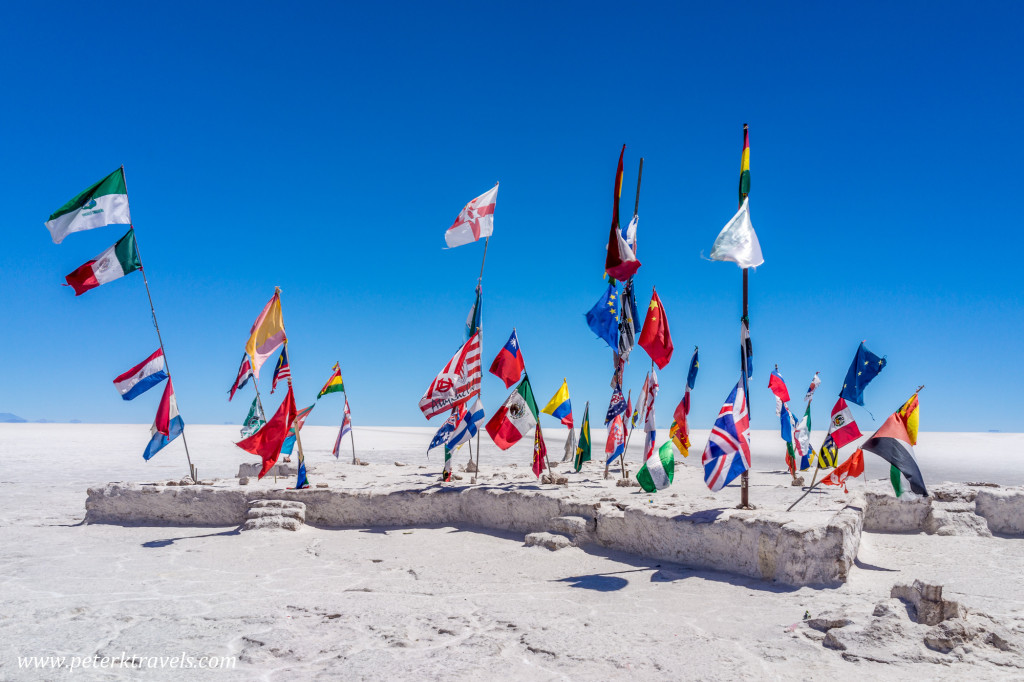 Visitor Flags, Salar de Uyuni.