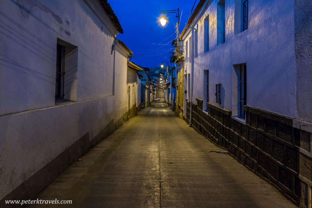 Street, Sucre.