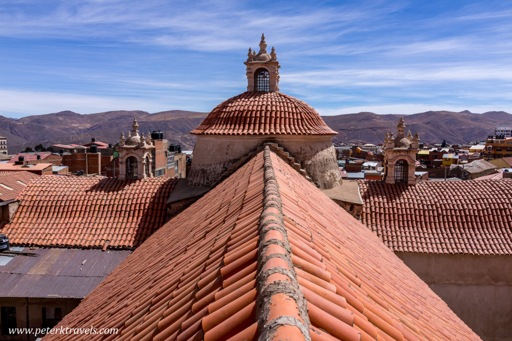 Roof of Iglesia de San Lorenzo de Carangas, Potosi