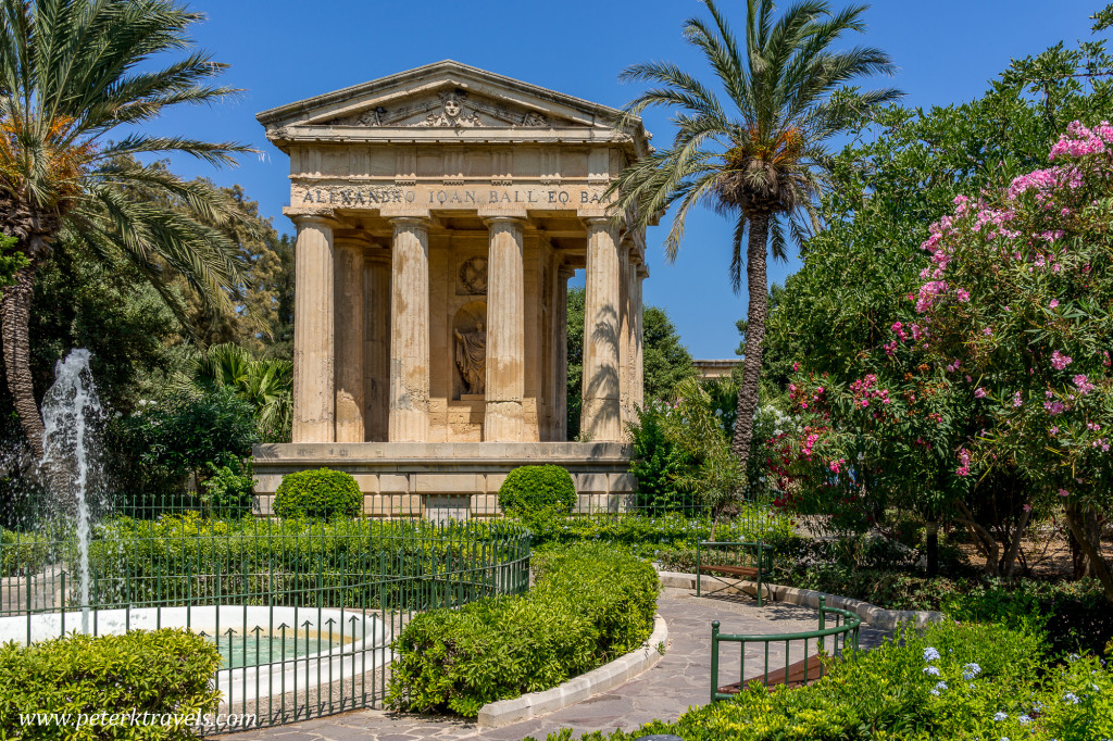 Replica Roman Temple, Valletta, Malta.