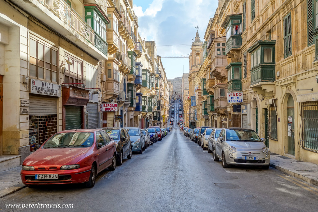 Street view, Valletta.