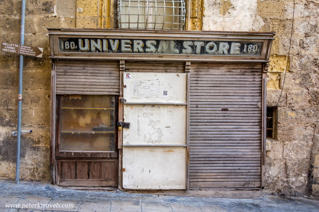 Universal Store, Valletta.