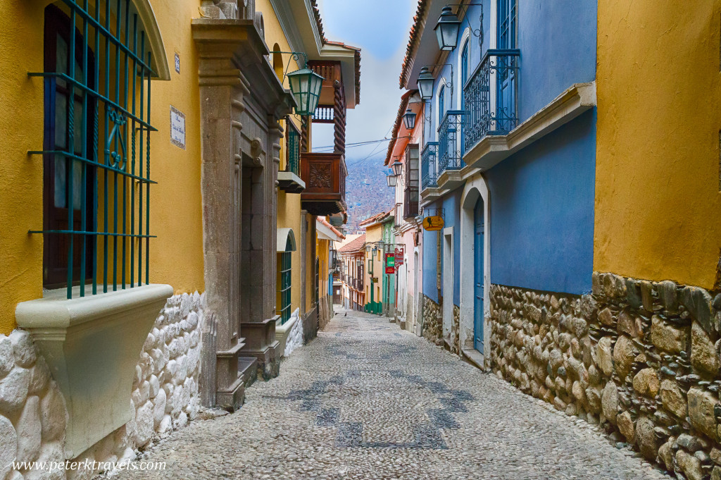 Calle Jaen, La Paz, Bolivia.