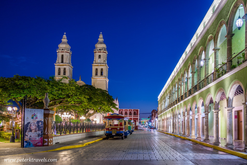 Square in Campeche.