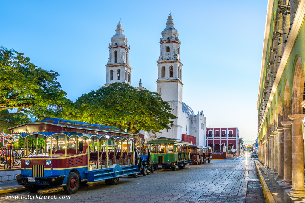 Square, Campeche.