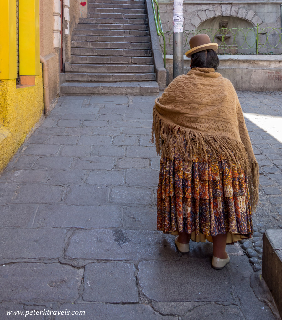 Woman in La Paz, Bolivia.