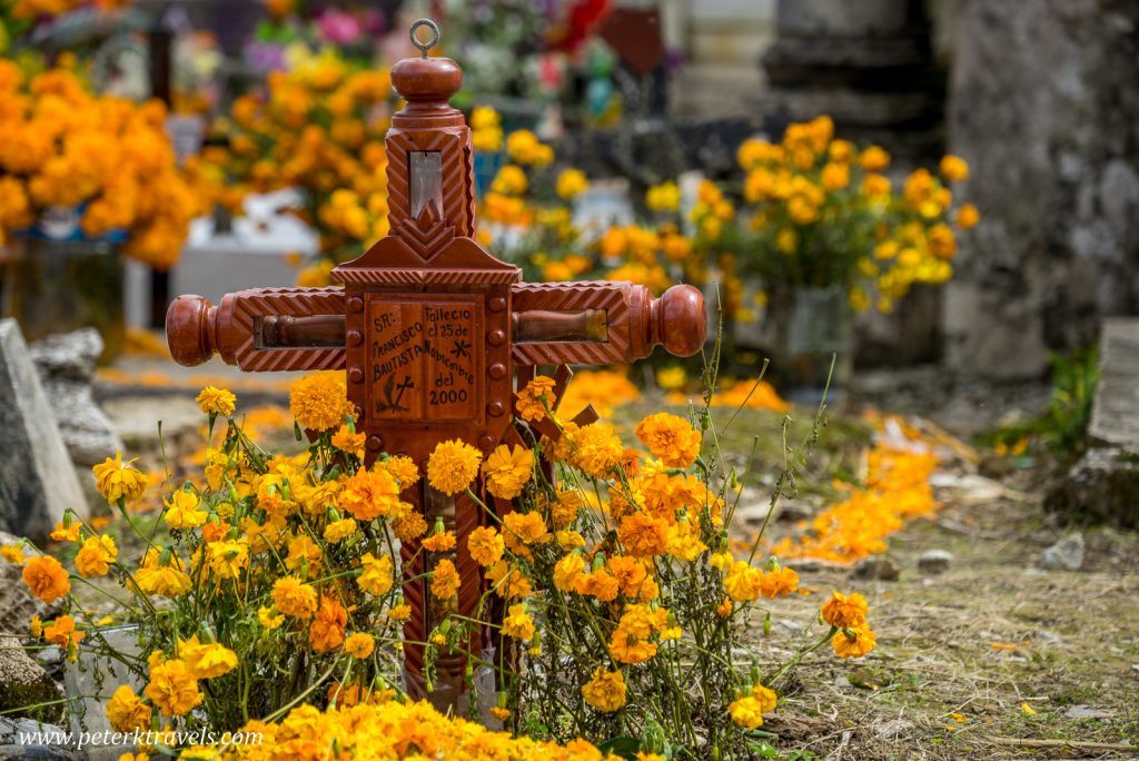 Marigolds in Cemetery, Cuetzalan.