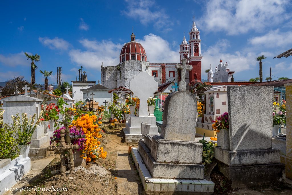 Church and cemetery, Zacapoaxtla, Puebla.