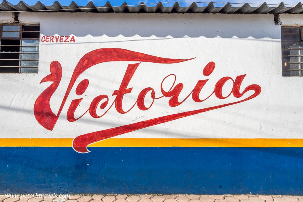 Beer sign, Zacapoaxtla, Puebla.