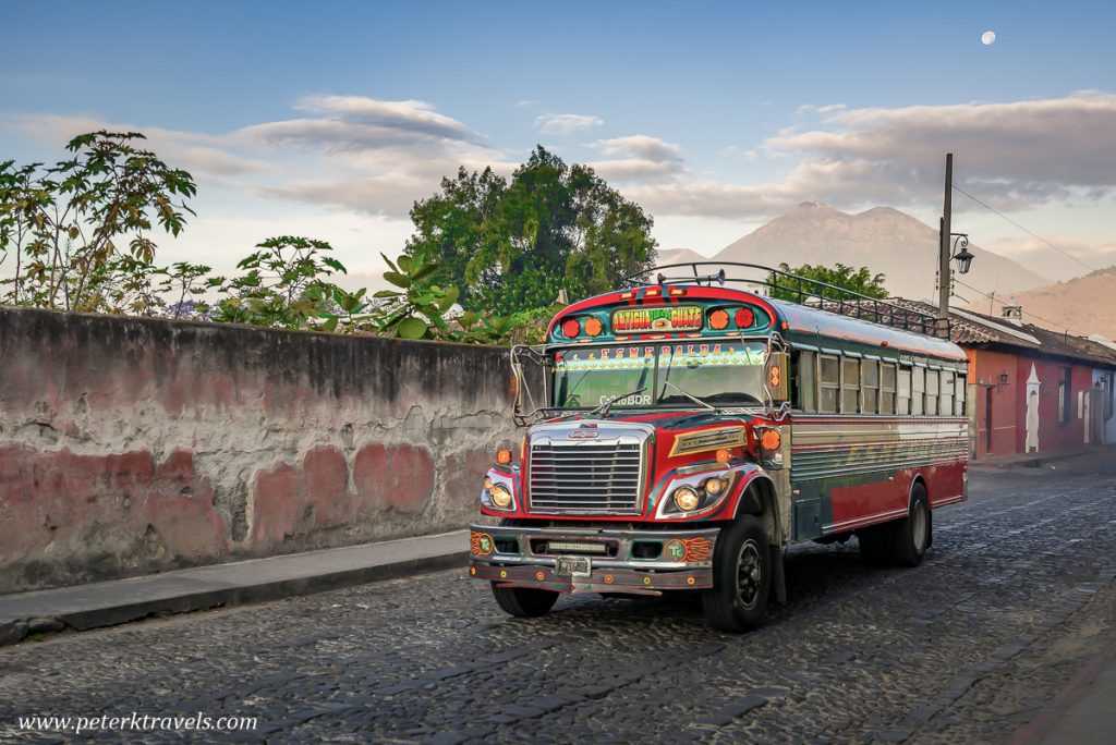 Chicken Bus, Antigua Guatemala