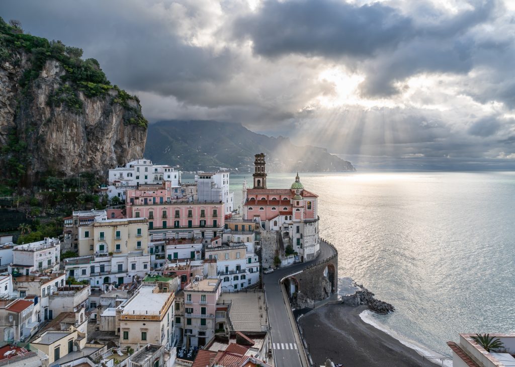 Stormclouds and Sunrays in Atrani